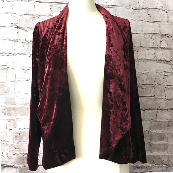 Vince Camuto Velvet Open Jacket, petite M New! - Picture 2 of 3